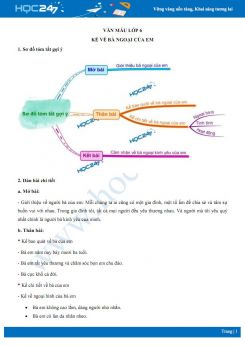 Kể về bà ngoại của em