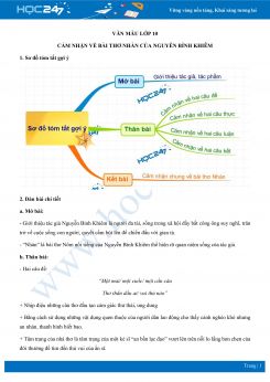 Cảm nhận về bài thơ Nhàn của Nguyễn Bỉnh Khiêm