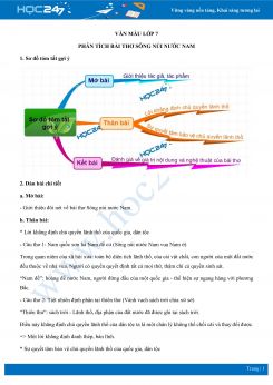 Phân tích bài thơ Sông núi nước Nam