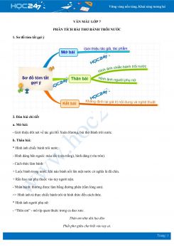 Phân tích bài thơ Bánh trôi nước