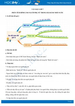 Phân tích hình ảnh người phụ nữ trong bài Bánh trôi nước