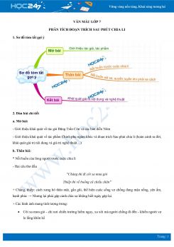 Phân tích đoạn trích Sau phút chia li