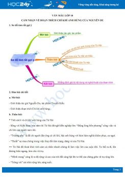 Cảm nhận về đoạn trích Chí khí anh hùng của Nguyễn Du