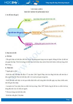 Thuyết minh về kính đeo mắt