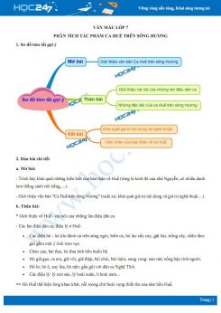 Phân tích tác phẩm Ca Huế trên sông Hương