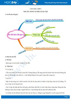 Thuyết minh về phố cổ Hà Nội