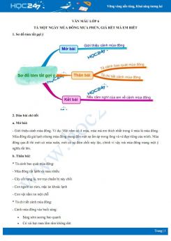 Tả một ngày mùa đông mưa phùn, giá rét mà em biết