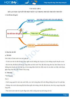 Kể lại cuộc gặp gỡ với một nhân vật trong truyện truyền thuyết