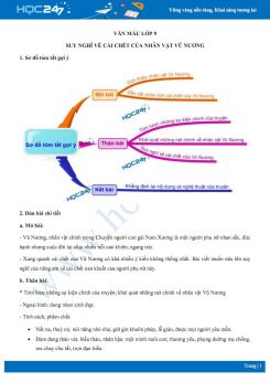 Suy nghĩ về cái chết của nhân vật Vũ Nương