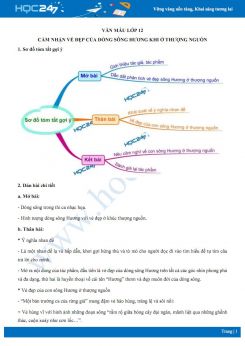 Cảm nhận vẻ đẹp của dòng sông Hương khi ở thượng nguồn