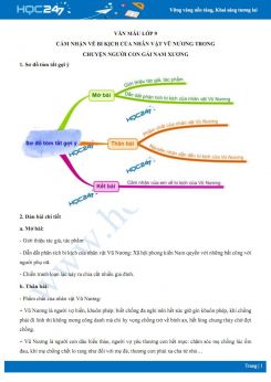 Cảm nhận về bi kịch của nhân vật Vũ Nương trong Chuyện người con gái Nam Xương