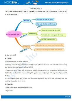 Phân tích hình tượng nhân vật Bê-li-cốp trong truyện Người trong bao