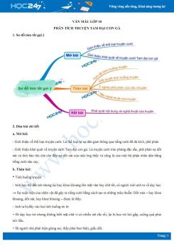 Phân tích truyện Tam đại con gà