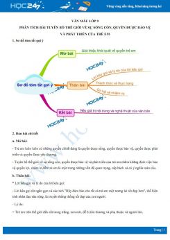 Phân tích bài Tuyên bố thể giới về sự sống còn, quyền được bảo vệ và phát triển của trẻ em