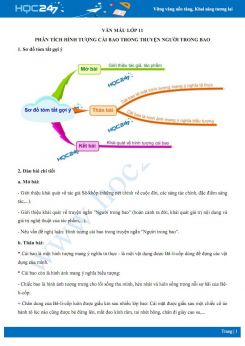 Phân tích hình tượng cái bao trong truyện ngắn Người trong bao