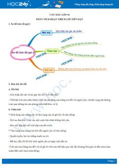 Phân tích đoạn trích Lời tiễn dặn