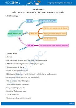 Phân tích đoạn trích Người cầm quyền khôi phục uy quyền