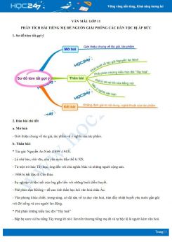 Phân tích bài Tiếng mẹ đẻ nguồn giải phóng các dân tộc bị áp bức