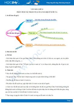 Phân tích tác phẩm Về luân lí xã hội ở nước ta