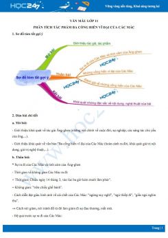 Phân tích tác phẩm Ba cống hiến vĩ đại của Các Mác