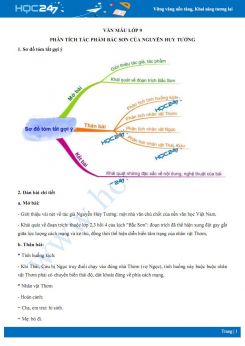 Phân tích tác phẩm Bắc Sơn của Nguyễn Huy Tưởng