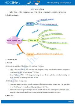 Phân tích 8 câu cuối bài Tình cảnh lẻ loi của người chinh phụ