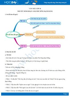 Thuyết minh đoạn 1 bài Phú sông Bạch Đằng