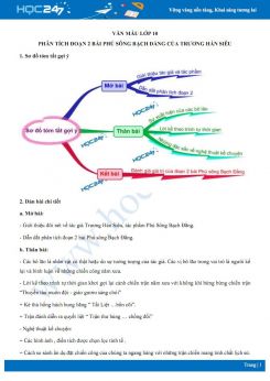 Phân tích đoạn 2 bài Phú sông Bạch Đằng của Trương Hán Siêu