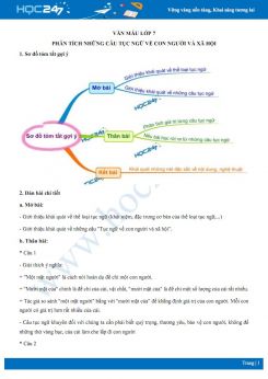 Phân tích những câu tục ngữ về con người và xã hội