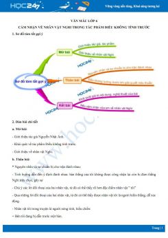 Cảm nhận về nhân vật Nghi trong tác phẩm Điều không tính trước