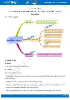 Bàn luận về quan điểm Phải chăng chỉ có ngọt ngào mới làm nên hạnh phúc