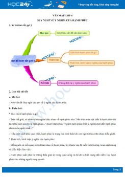 Suy nghĩ về ý nghĩa của hạnh phúc