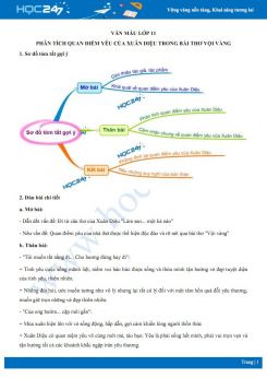 Phân tích quan điểm yêu của Xuân Diệu trong bài thơ Vội vàng