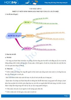Triết lý nhân sinh trong bài thơ Vội vàng của Xuân Diệu