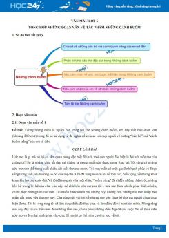 Tổng hợp những đoạn văn về tác phẩm Những cánh buồm