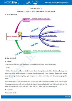 Nghị luận về vấn đề ô nhiễm môi trường biển