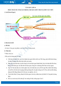 Phân tích yếu tố kì ảo trong Chuyện chức phán sự đền Tản Viên