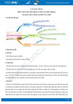 Phân tích chi tiết Diêm Vương xử kiện trong Chuyện chức phán sự đền Tản Viên