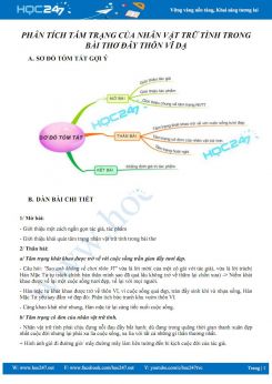 Phân tích tâm trạng nhân vật trữ tình trong bài thơ Đây thôn Vĩ Dạ