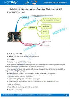 Nghị luận về vấn đề nạn bạo hành trong xã hội