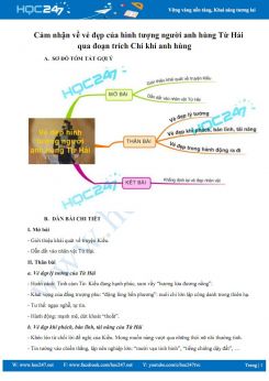 Cảm nhận về vẻ đẹp của hình tượng người anh hùng Từ Hải qua đoạn trích Chí khí anh hùng