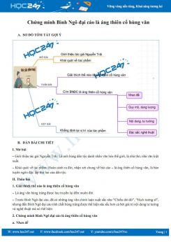 Chứng minh Bình Ngô đại cáo là áng thiên cổ hùng văn