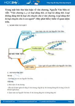 Quan niệm của Nguyễn Văn Siêu về văn chương đáng thờ và không đáng thờ