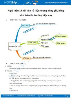 Nghị luận xã hội bàn về hiện tượng hàng giả, hàng nhái trên thị trường hiện nay