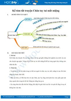 Kể tóm tắt truyện Chân, Tay, Tai, Mắt, Miệng