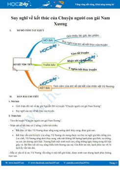 Suy nghĩ về kết thúc của Chuyện người con gái Nam Xương