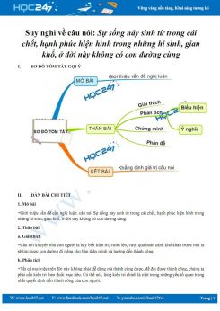 Suy nghĩ về câu nói: Sự sống nảy sinh từ trong cái chết, hạnh phúc hiện hình trong những hi sinh, gian khổ, ở đời này không có con đường cùng