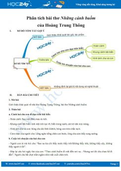 Phân tích bài thơ Những cánh buồm của Hoàng Trung Thông