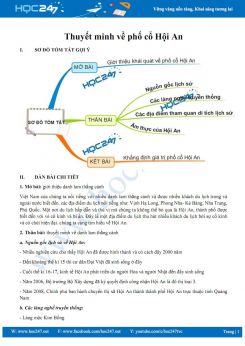 Thuyết minh về phố cổ Hội An