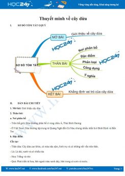 Thuyết minh về cây dừa